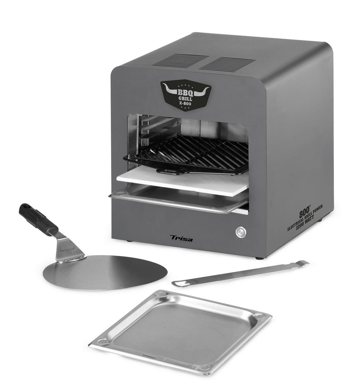 ELEKTROGRILL - Schwarz, Basics, Kunststoff (36/39,5/39cm) - Trisa Electronics