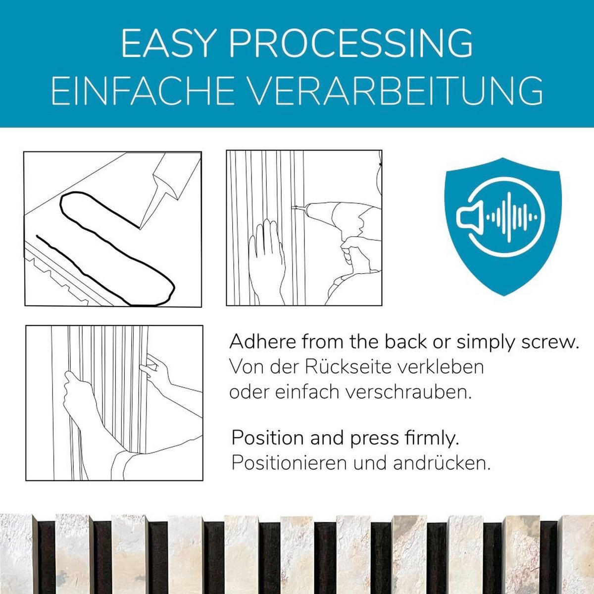 AKUSTIKPANEEL 60/60 cm  - Dunkelgrau/Beige, Basics, Holz/Kunststoff (60/60cm)