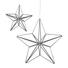 CHRISTBAUMANHÄNGER 2ER SET Silberfarben - Silberfarben, Metall CHRISTBAUMANHÄNGER 2ER SET Silberfarben - Silberfarben, Metall