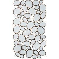 WANDSPIEGEL 78/135/3,5 cm  - Kupferfarben, Design, Glas/Metall (78/135/3,5cm) - Kare-Design