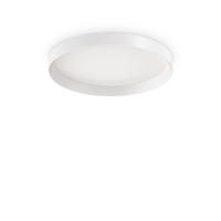 LED-DECKENLEUCHTE 45/7,8 cm   - Weiß, Basics, Kunststoff/Metall (45/7,8cm) - Ideal Lux