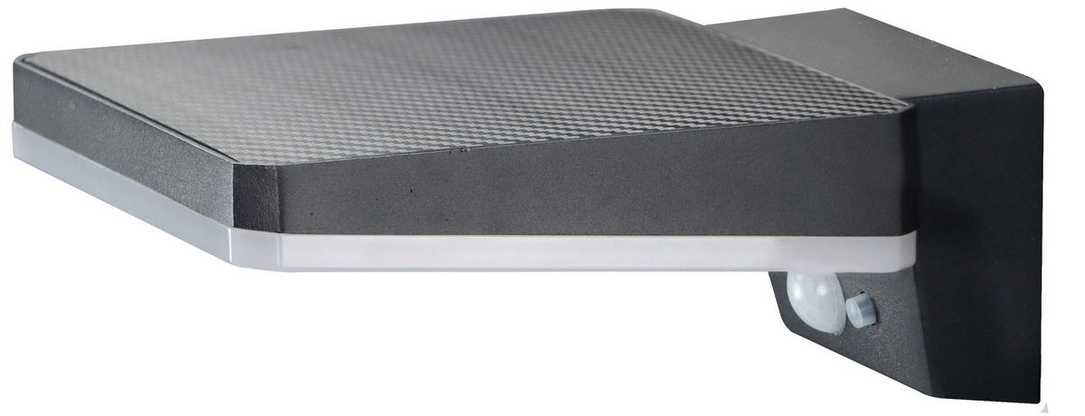 AUßENWANDLEUCHTE 16.8/13.5/6.9 cm   - Anthrazit, Design, Kunststoff/Metall (16.8/13.5/6.9cm)