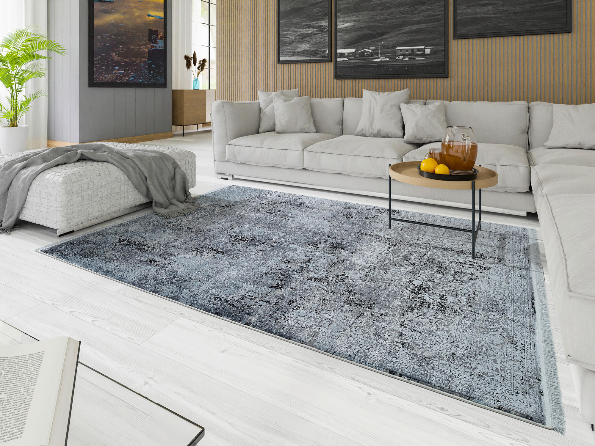 VINTAGE-TEPPICH 240/240 cm Grau  - Grau, Design, Textil (240/240cm) - Dieter Knoll