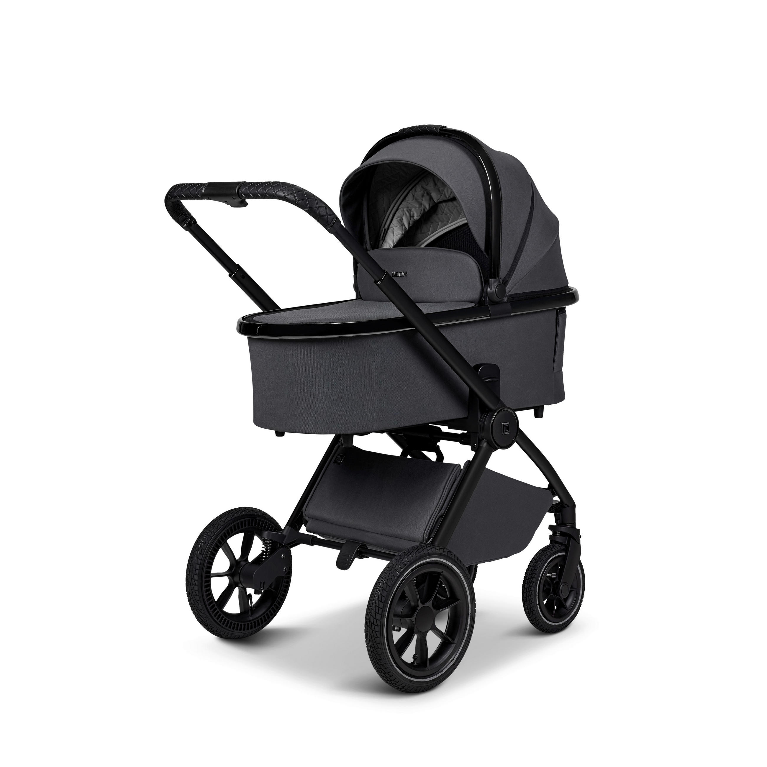 KOMBIKINDERWAGEN Gio+  - Anthrazit, Basics, Textil (103/60/125cm) - Moon Edition