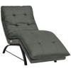 LIEGE in Echtleder Anthrazit  - Anthrazit/Schwarz, Design, Leder/Metall (75/110/190cm) - Chilliano