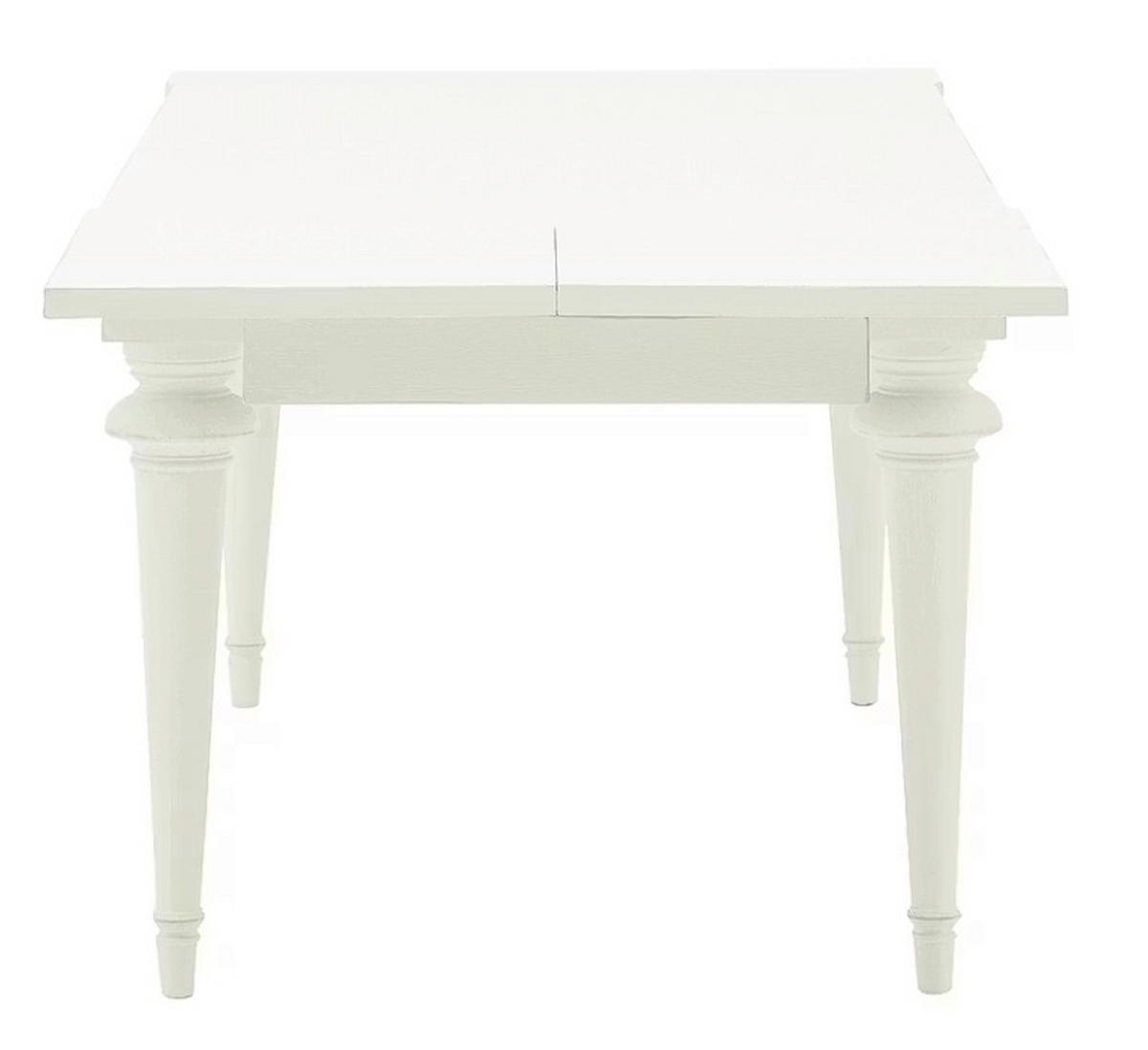 ESSTISCH Weiß rechteckig  ausziehbar  - Weiß, LIFESTYLE, Holz (182-232/76/90cm) - Livetastic