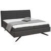 POLSTERBETT 180/200 cm  in Schwarz  - Weiss/Schwarz, Design, Holzwerkstoff/Kunststoff (180/200cm) - Dieter Knoll