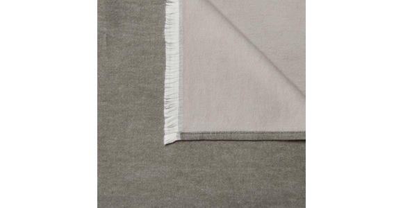 WENDEDECKE 140/210 cm  - Dunkelgrau/Grau, Natur, Textil (140/210cm) - Novel