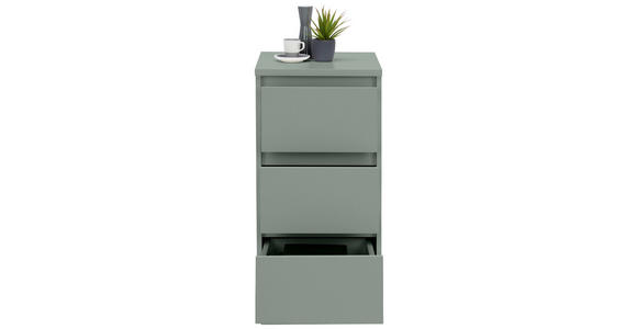 NACHTSCHRANK 40,1/78,9/48 cm  - Anthrazit/Graugrün, Design, Holzwerkstoff/Kunststoff (40,1/78,9/48cm) - Carryhome