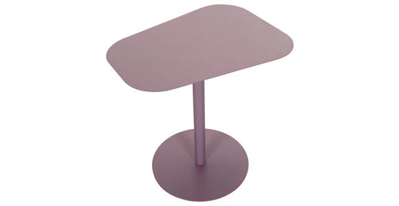 BEISTELLTISCH 50/38/50 cm Lila organisch  - Lila, Design, Metall (50/38/50cm) - Landscape