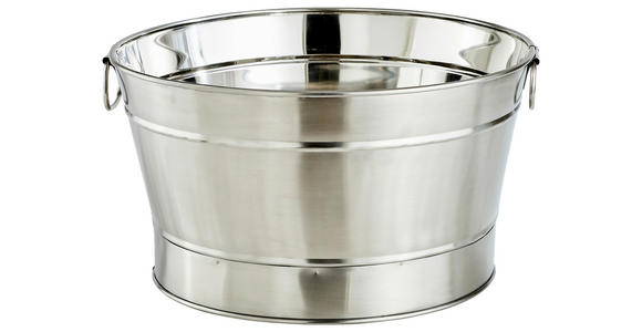 GETRÄNKEWANNE - Edelstahlfarben, Basics, Metall (42/41,3/23,2cm) - Novel