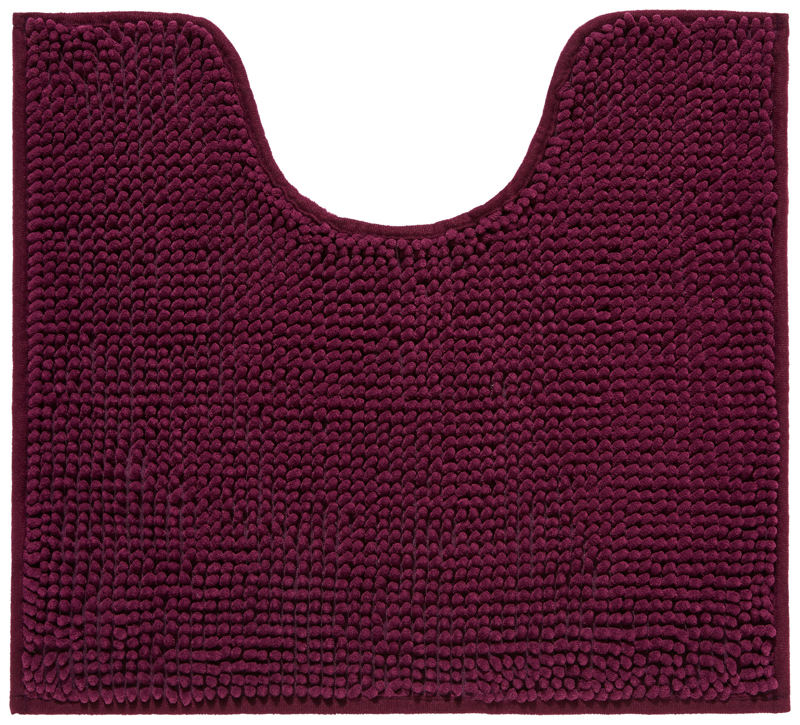 Wc-vorleger Mit Ausschnitt Anke Lila 45x50 Cm Waschbar