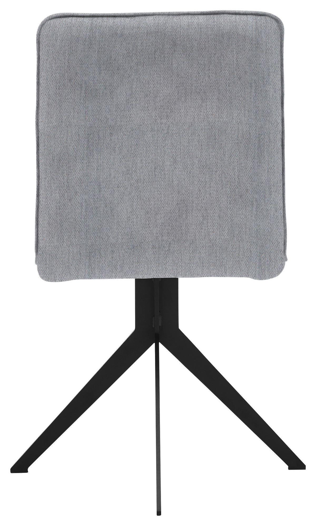 CHAISE  in Stahl Webstoff  - gris/noir, Design, métal/textile (46,5/87/64cm) - Voleo