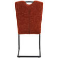 SCHWINGSTUHL  in Eisen Chenille  - Cognac/Schwarz, Design, Textil/Metall (46/97/59cm) - Novel