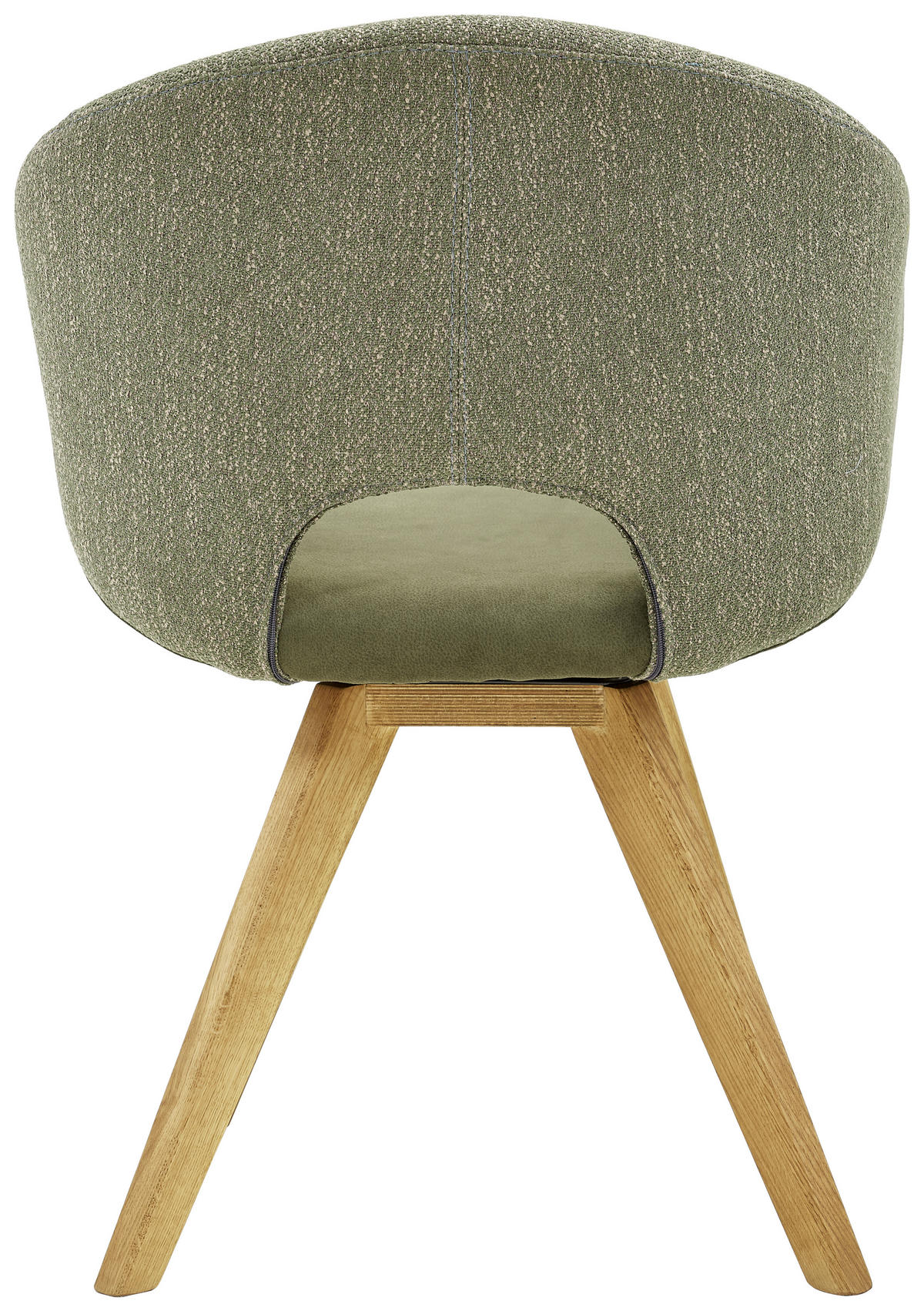 ARMLEHNSTUHL  in Webstoff  - Eichefarben/Creme, Design, Holz/Textil (58/83/59cm) - Linea Natura