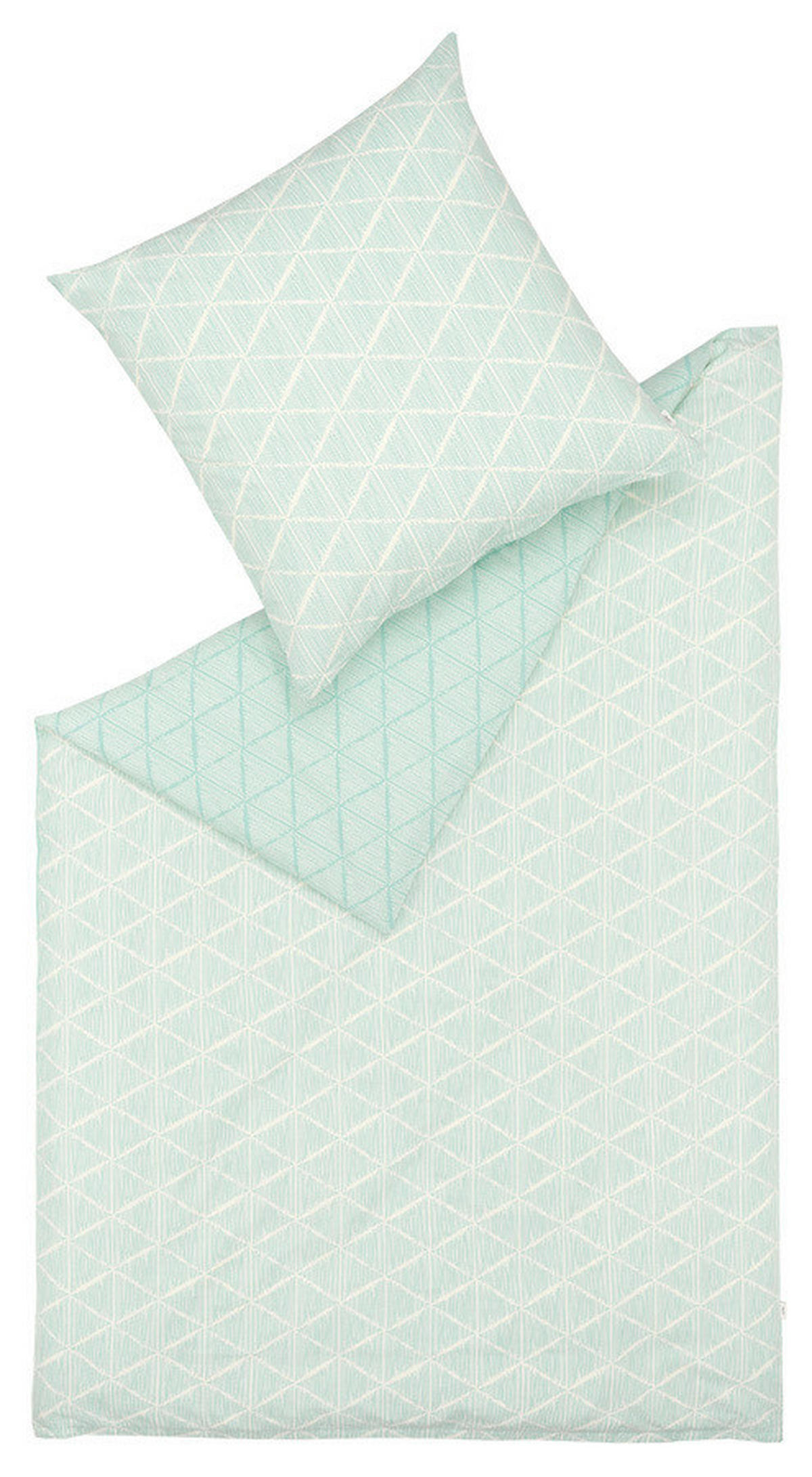 WENDEBETTWÄSCHE E-Julien Renforcé 155/220 cm  - Mintgrün, Basics, Textil (155/220cm) - Esprit