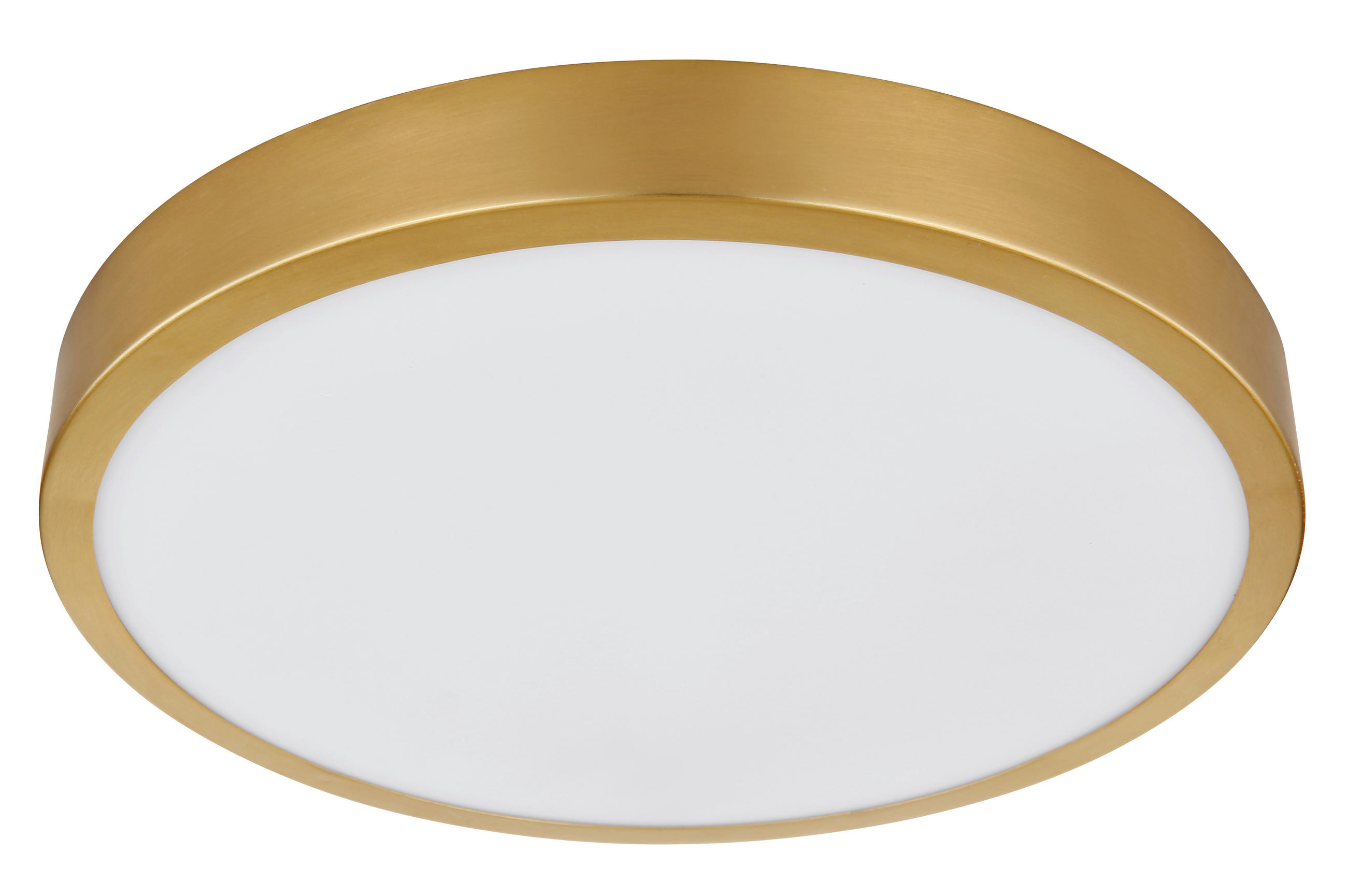 LED PLAFONJERA Tibey  - boja mesinga/opal, Konvencionalno, metal/plastika (25/3cm)