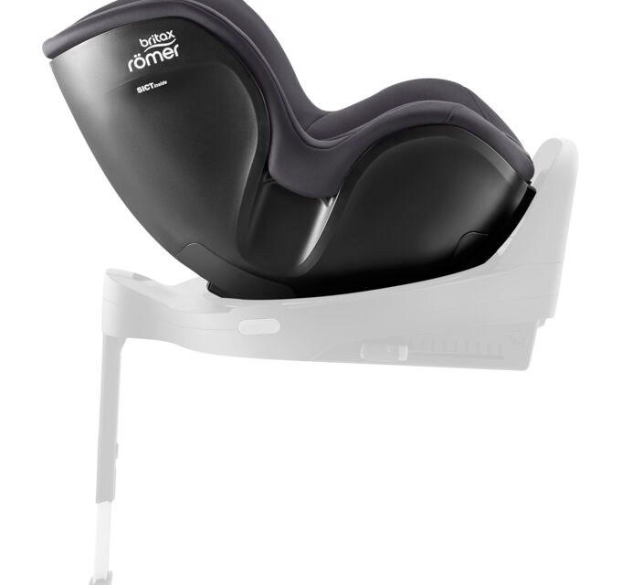 REBOARDER-KINDERSITZ Dualfix 5Z  - Dunkelgrau, Basics, Textil (44/48/74cm) - Britax Römer