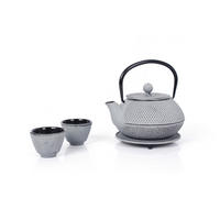 TEEKANNENSET  - Grau, Basics, Metall (800ml) - Echtwerk