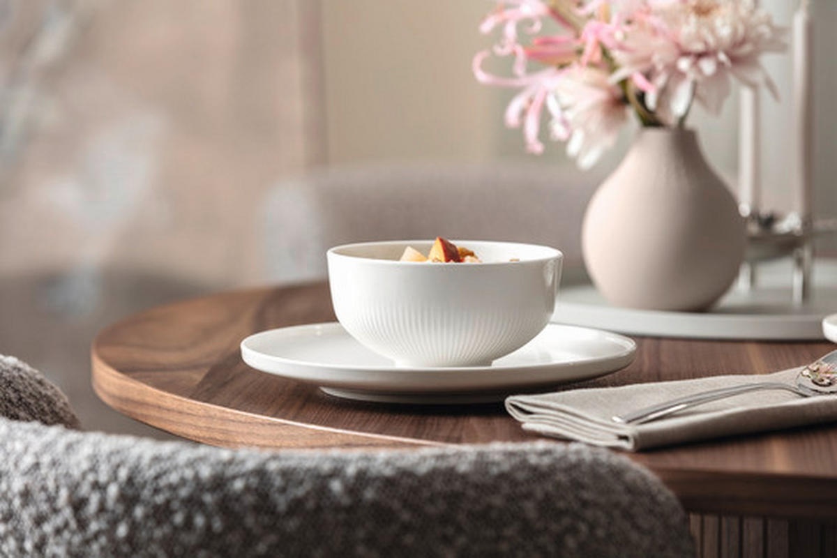 SCHÜSSEL Afina   - Weiß, KONVENTIONELL, Keramik (13/13/6,70cm) - Villeroy & Boch