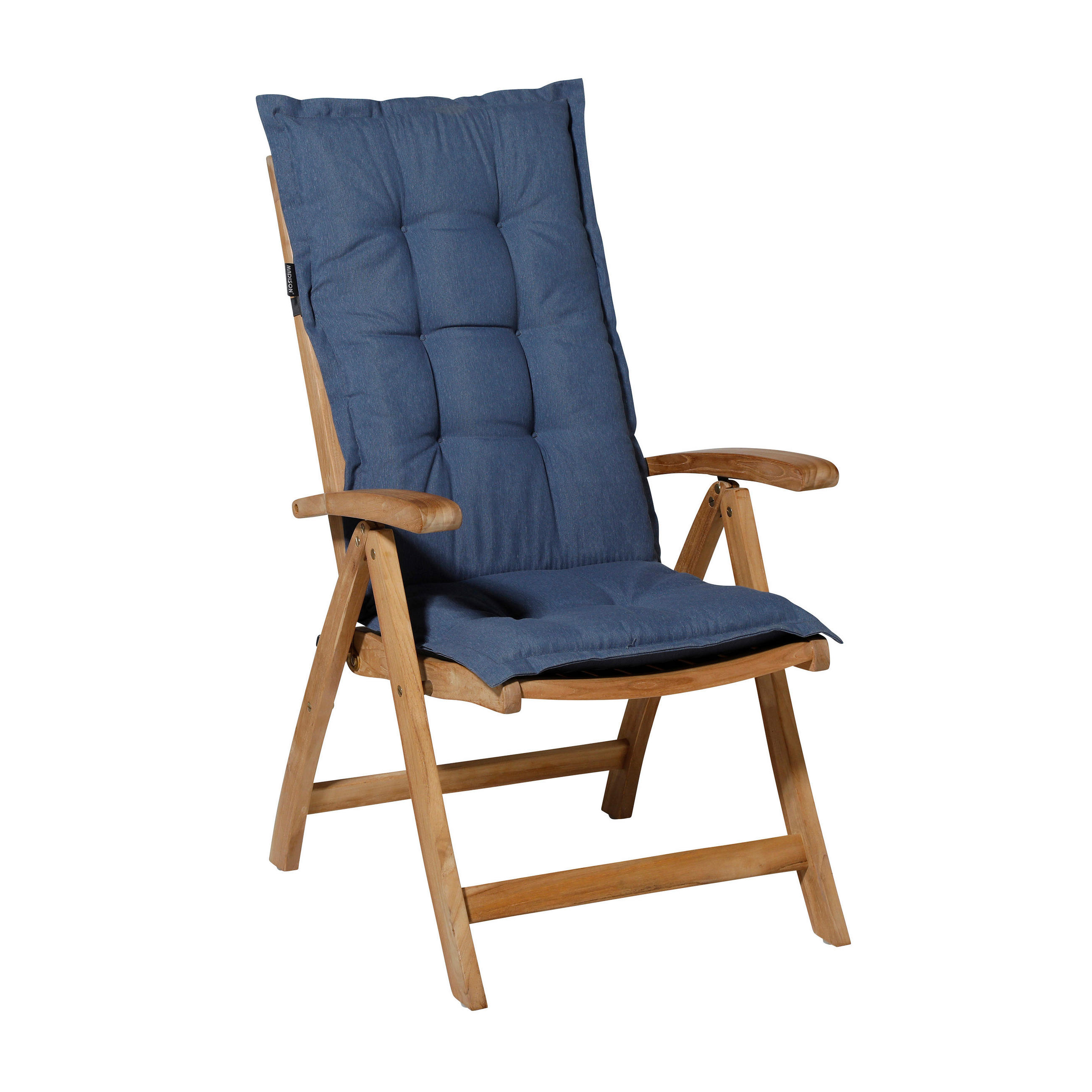 ZIERKISSEN in Blaugrau Uni  - Blaugrau, Basics, Textil (123/50/6cm)