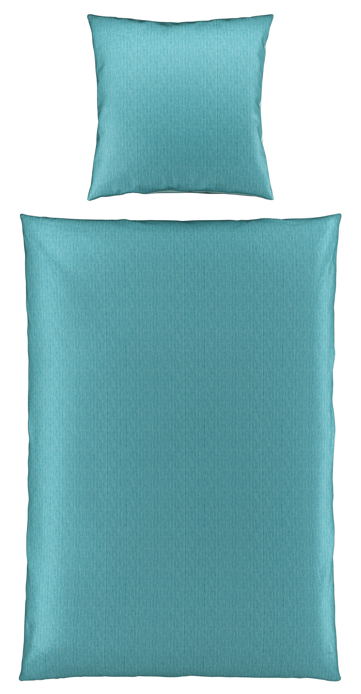 OBOUSTRANNÉ POVLEČENÍ, satén, petrolej, 135/200 cm - petrolej, Basics, textil (135/200cm) - Bio:Vio