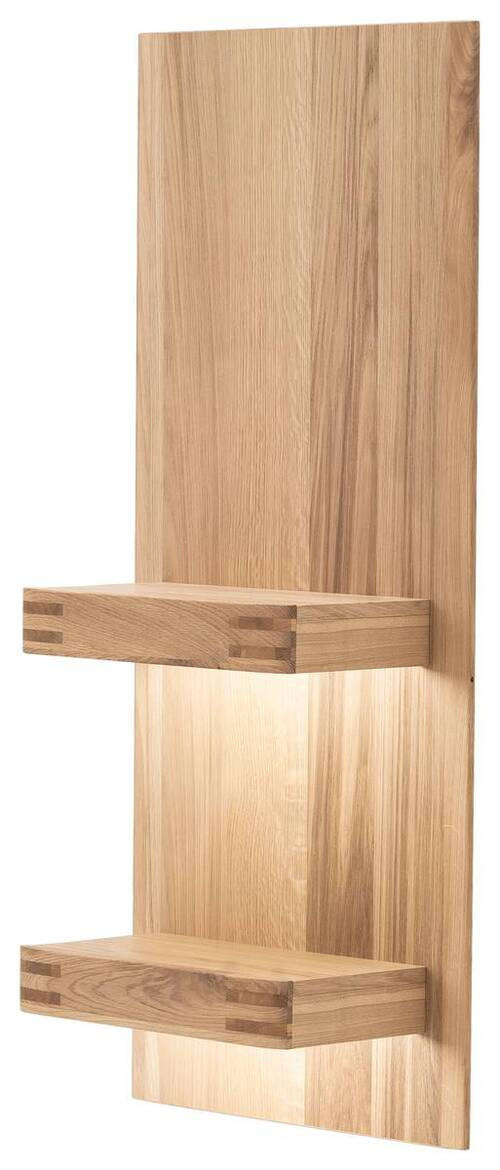 VÄGGHYLLPLAN 50/115/25 cm  - ekfärgad, Design, trämaterial/trä (50/115/25cm) - Livetastic