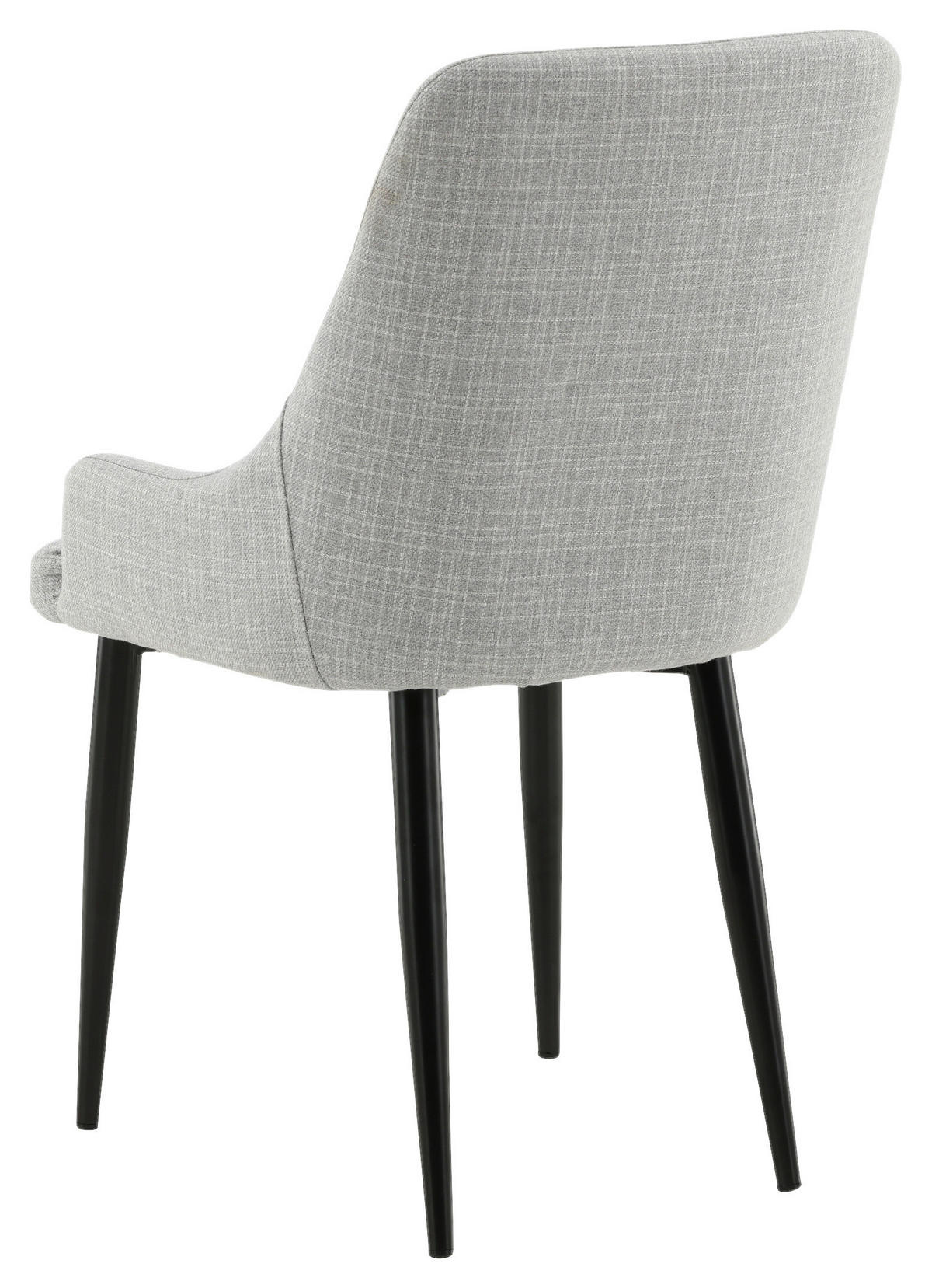 STUHL-SET 2 Stück  in Stahl Textilgeflecht Metall, Textil  - Weiß, Design, Textil/Metall (49/86/58cm) - Livetastic