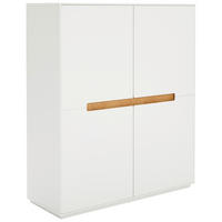 HIGHBOARD  in 103/126/40 cm  - Eichefarben/Weiß, Design, Holzwerkstoff (103/126/40cm) - MID.YOU