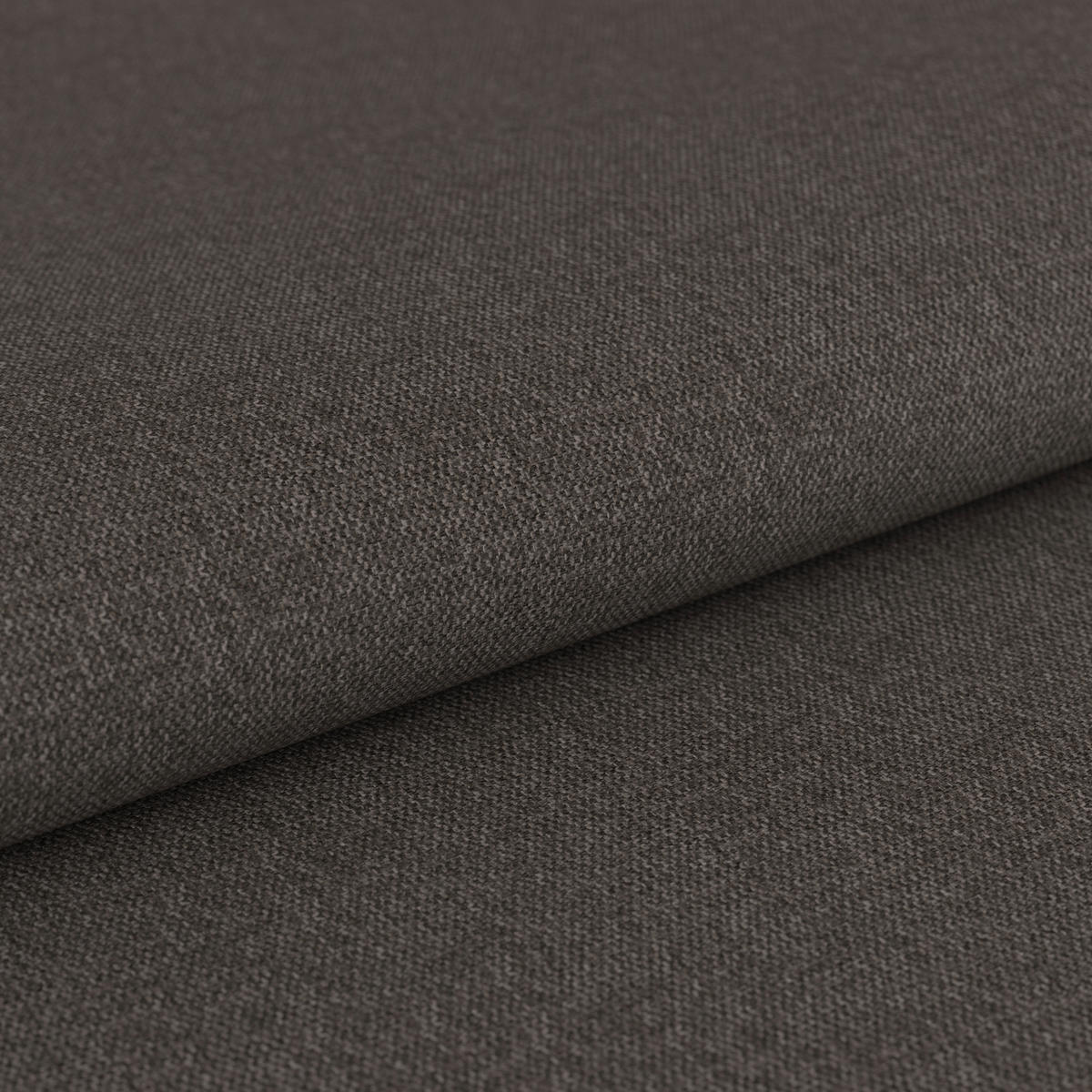 ECKSOFA in Mikrofaser Dunkelbraun  - Chromfarben/Dunkelbraun, Design, Kunststoff/Textil (320/226cm) - Carryhome