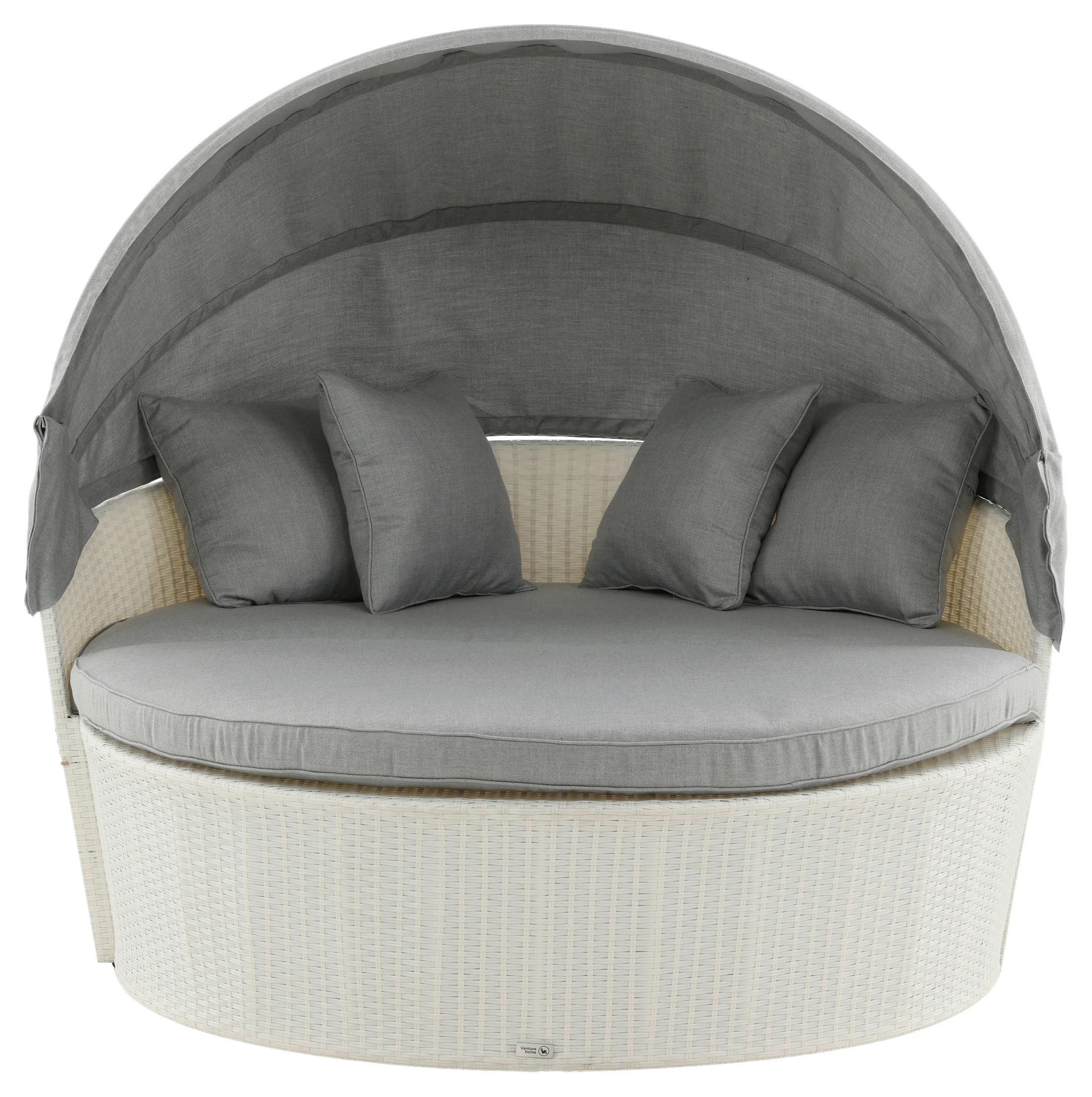 SOLSÄNG  - vit, Klassisk, plast (153/72/76cm) - Gardenson