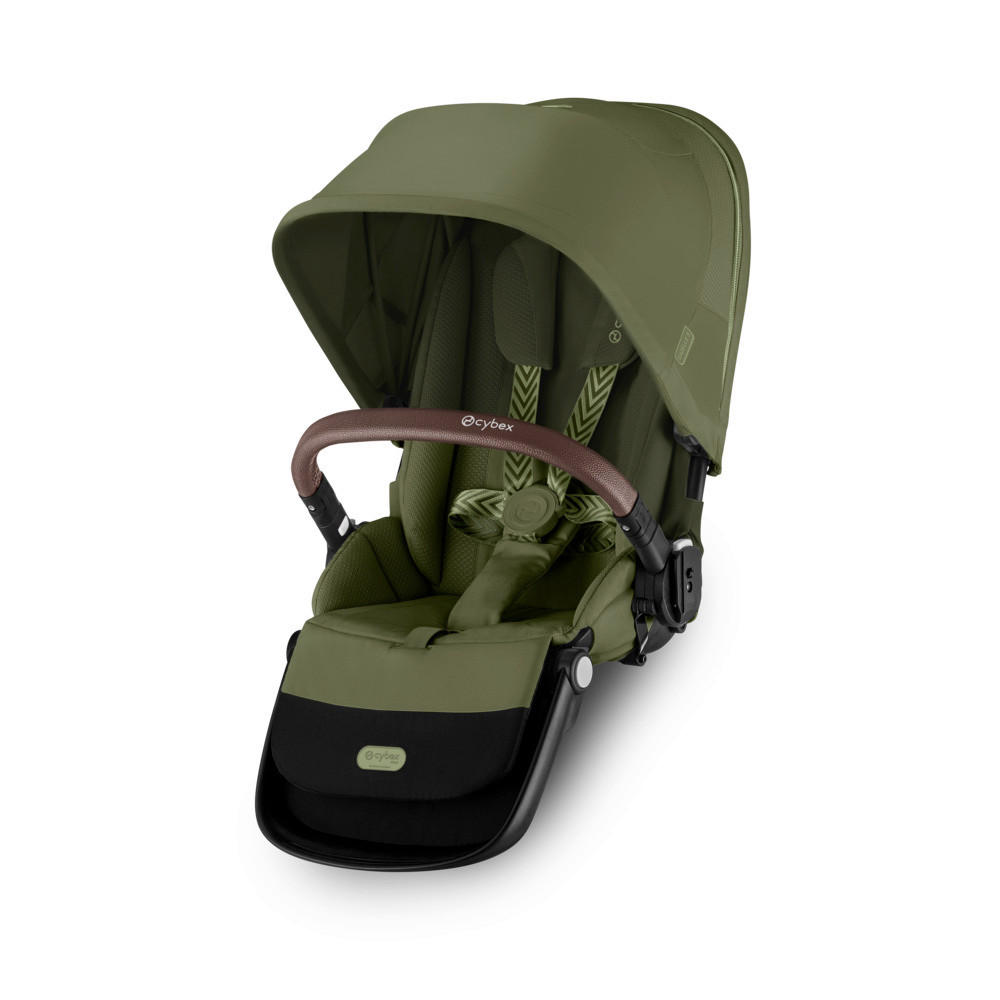 SPORTWAGENAUFSATZ  Gazelle S  Moss Green  - Waldgrün, Basics, Textil (43/21/54cm) - cybex GOLD