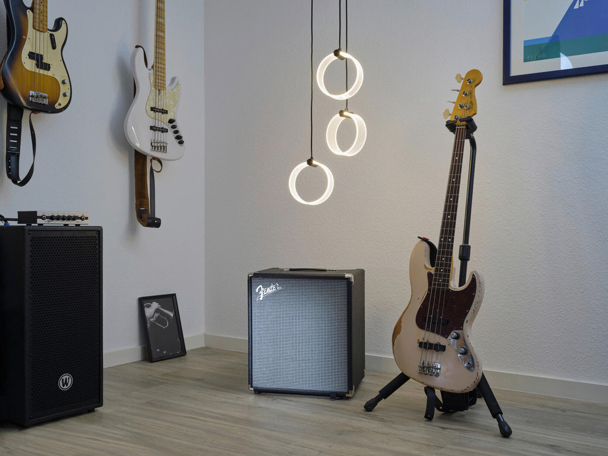 LED-HÄNGELEUCHTE 28/20/121 cm  - Schwarz, Design, Kunststoff (28/20/121cm) - Osram