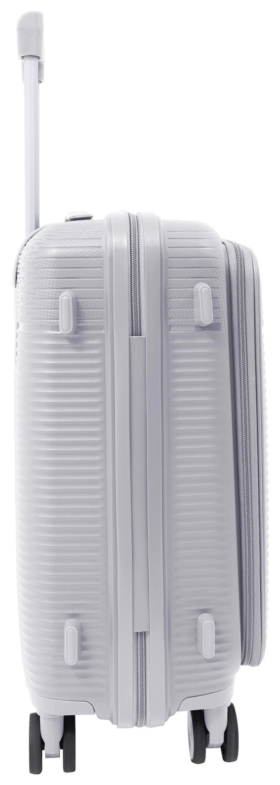 HANDGEPÄCK-KOFFER Silberfarben  - Silberfarben, Design, Textil (35/55/22cm) - Schneiders