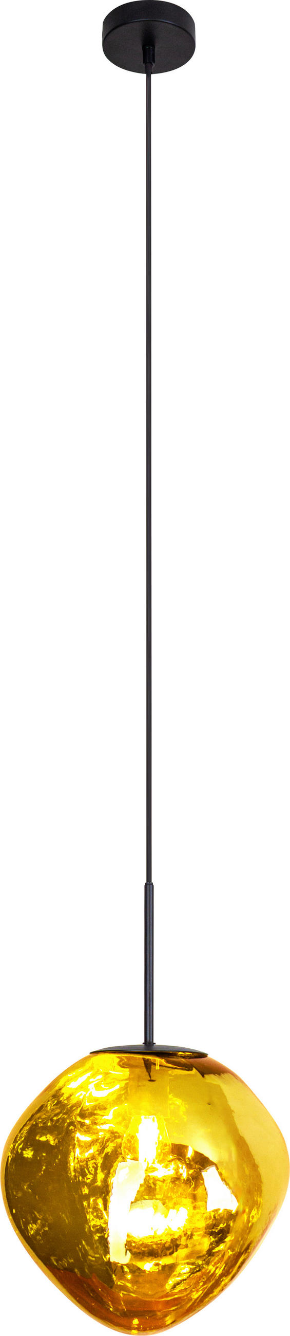 HÄNGELEUCHTE Canopus 28/150 cm   - Gelb, Basics, Glas (28/150cm)