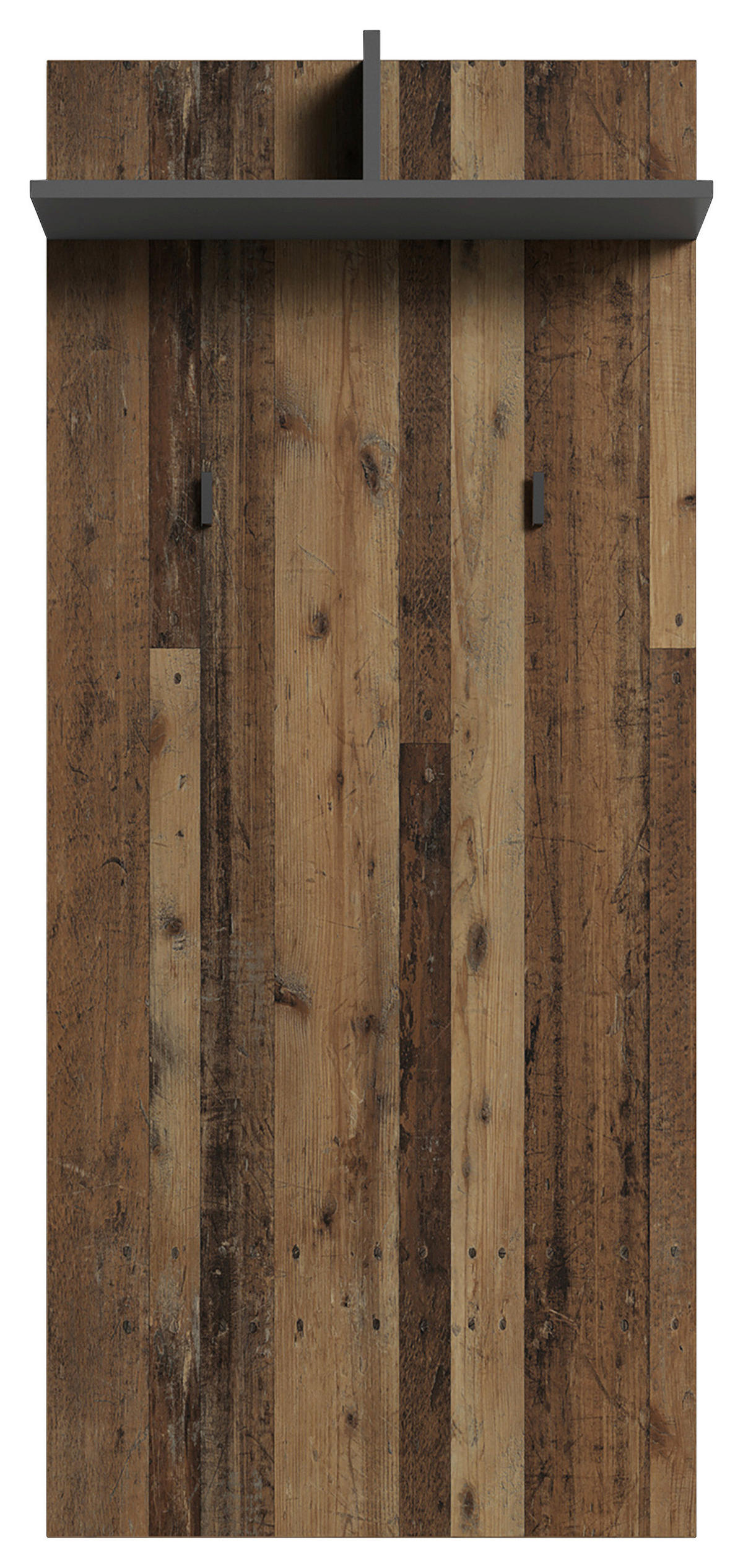 GARDEROBENPANEEL  in 60/136/27 cm  - Alteiche/Anthrazit, MODERN, Holzwerkstoff (60/136/27cm) - MID.YOU