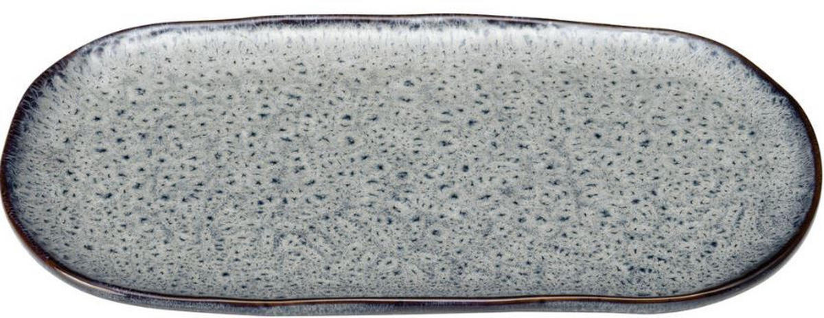 TANJIR ZA SERVIRANJE      32/2/18 cm      - antracit, Lajfstajl, keramika (32/2/18cm) - Leonardo