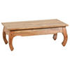 COUCHTISCH Akazie massiv 110/60/40 cm rechteckig Akaziefarben  - Akaziefarben, Design, Holz (110/60/40cm) - MID.YOU