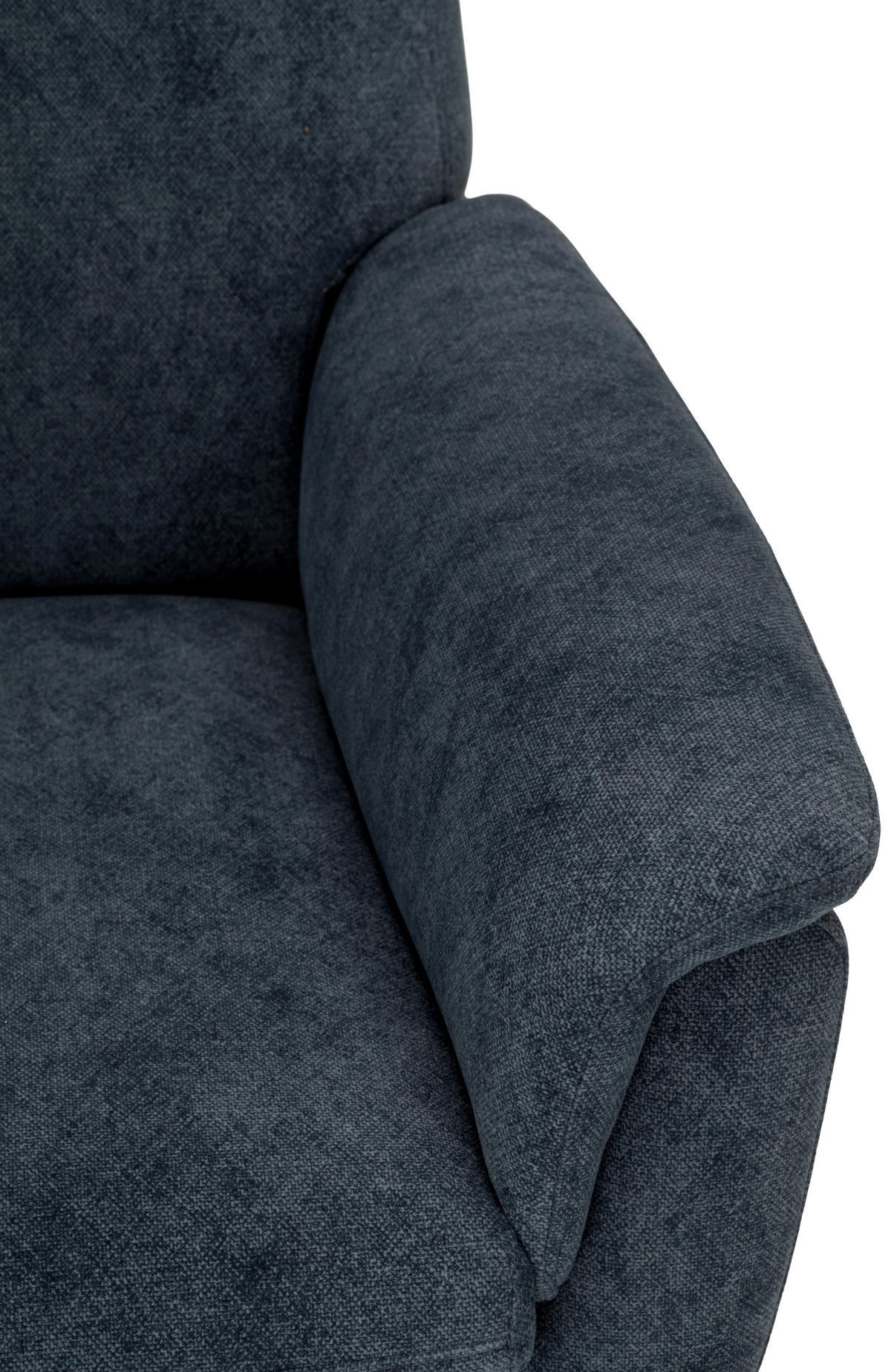 RELAXSESSEL Flachgewebe    - Blau/Schwarz, Design, Textil/Metall (77/105/90cm) - MID.YOU
