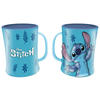KINDERTASSE Stitch Steinzeug  - Hellblau, Basics, Keramik (13/11,5/9,5cm) - Disney