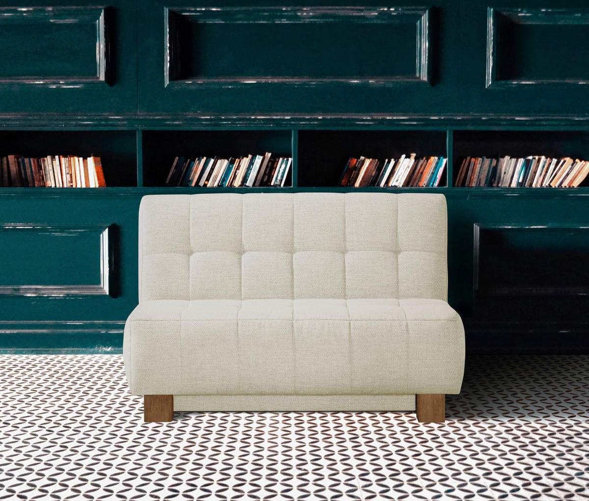SCHLAFSOFA in Textil Naturfarben  - Naturfarben, Design, Holz/Textil (125/92/102cm) - Novel