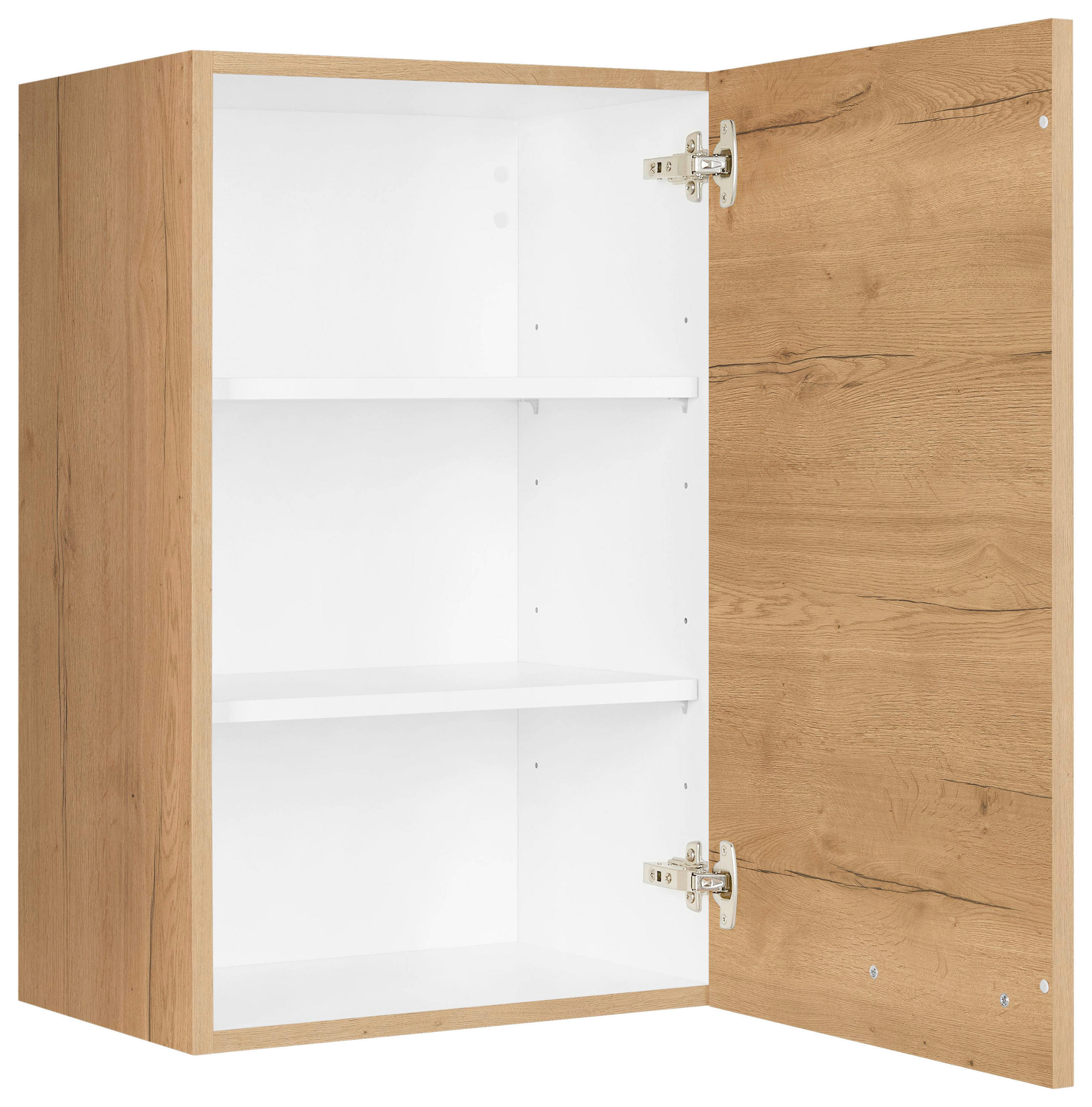 KÜCHENOBERSCHRANK 45/72/35 cm  in Eichefarben  - Eichefarben/Schwarz, MODERN, Holzwerkstoff/Metall (45/72/35cm) - Nobilia