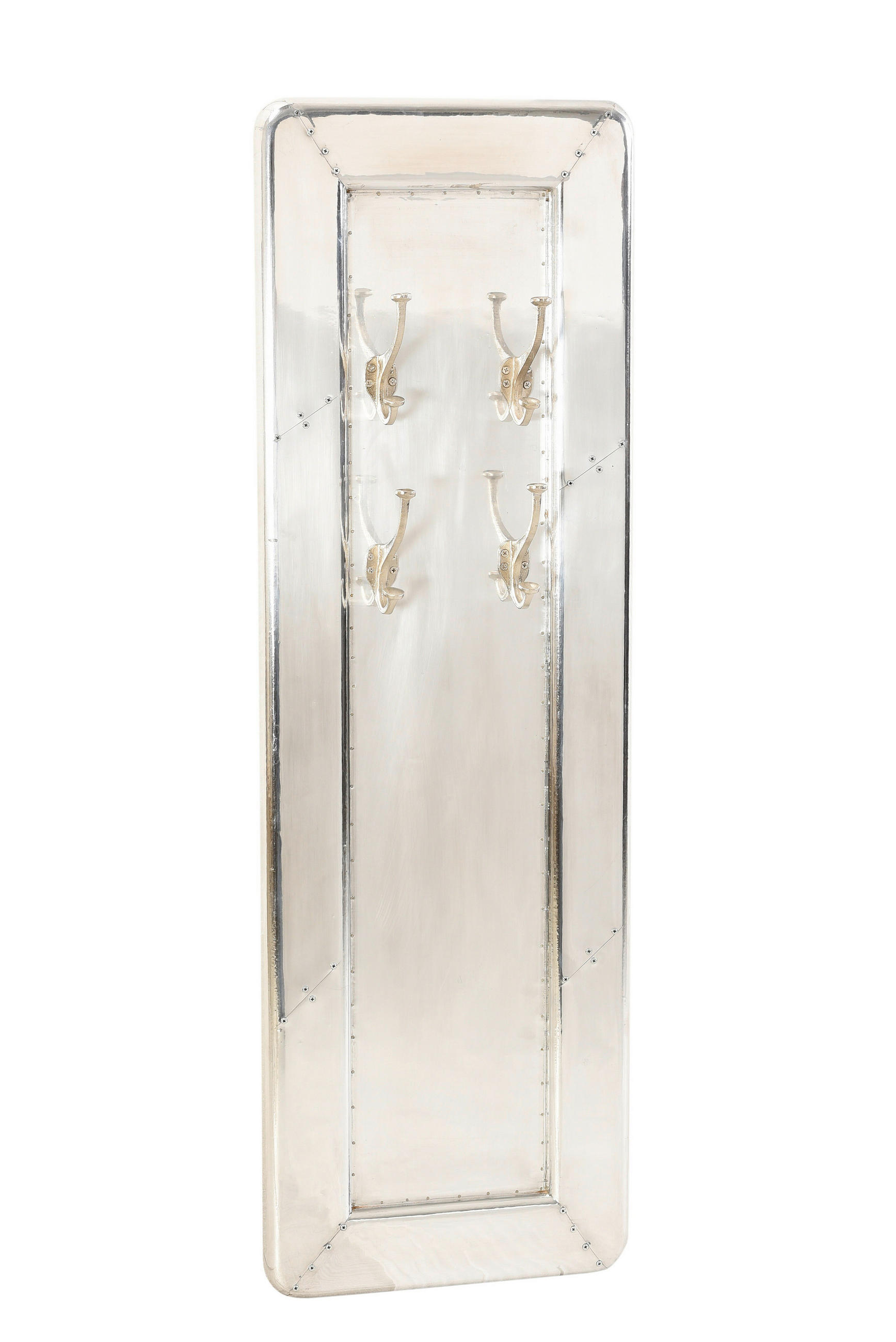Mid.you Garderobenpaneel Silber 35x110x8 cm