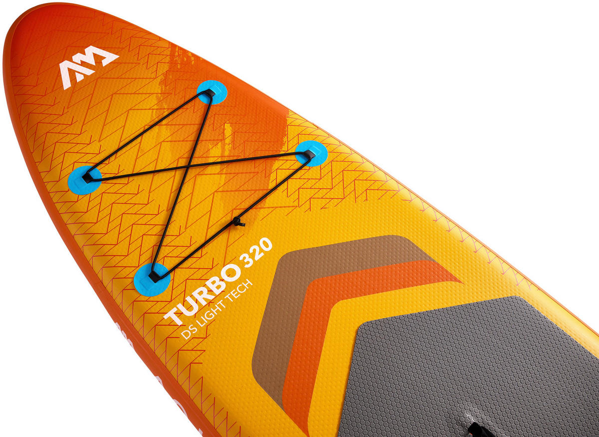 STAND-UP PADDLE BOARD AMGO -320PFS inkl. Motor  - Gelb, KONVENTIONELL, Kunststoff (320/81/15cm)