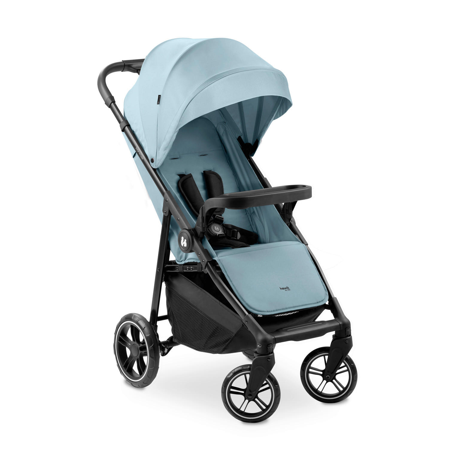 BUGGY Shop N Care - Pastellblau/Schwarz, Basics, Kunststoff/Textil (40.5/104/51.5cm) - Hauck