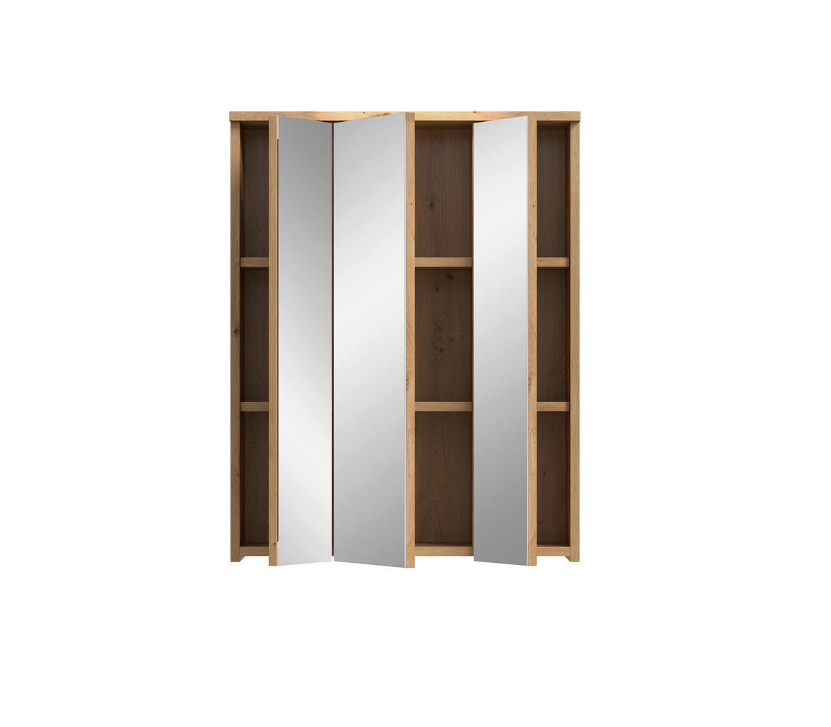 SPIEGELSCHRANK 60/77/21 cm  - Eiche Artisan, Trend, Glas/Holzwerkstoff (60/77/21cm) - MID.YOU