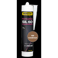 SANITÄRSILIKON NUSSBRAUN - Nussbaumfarben, Basics (0,31l) - Murexin