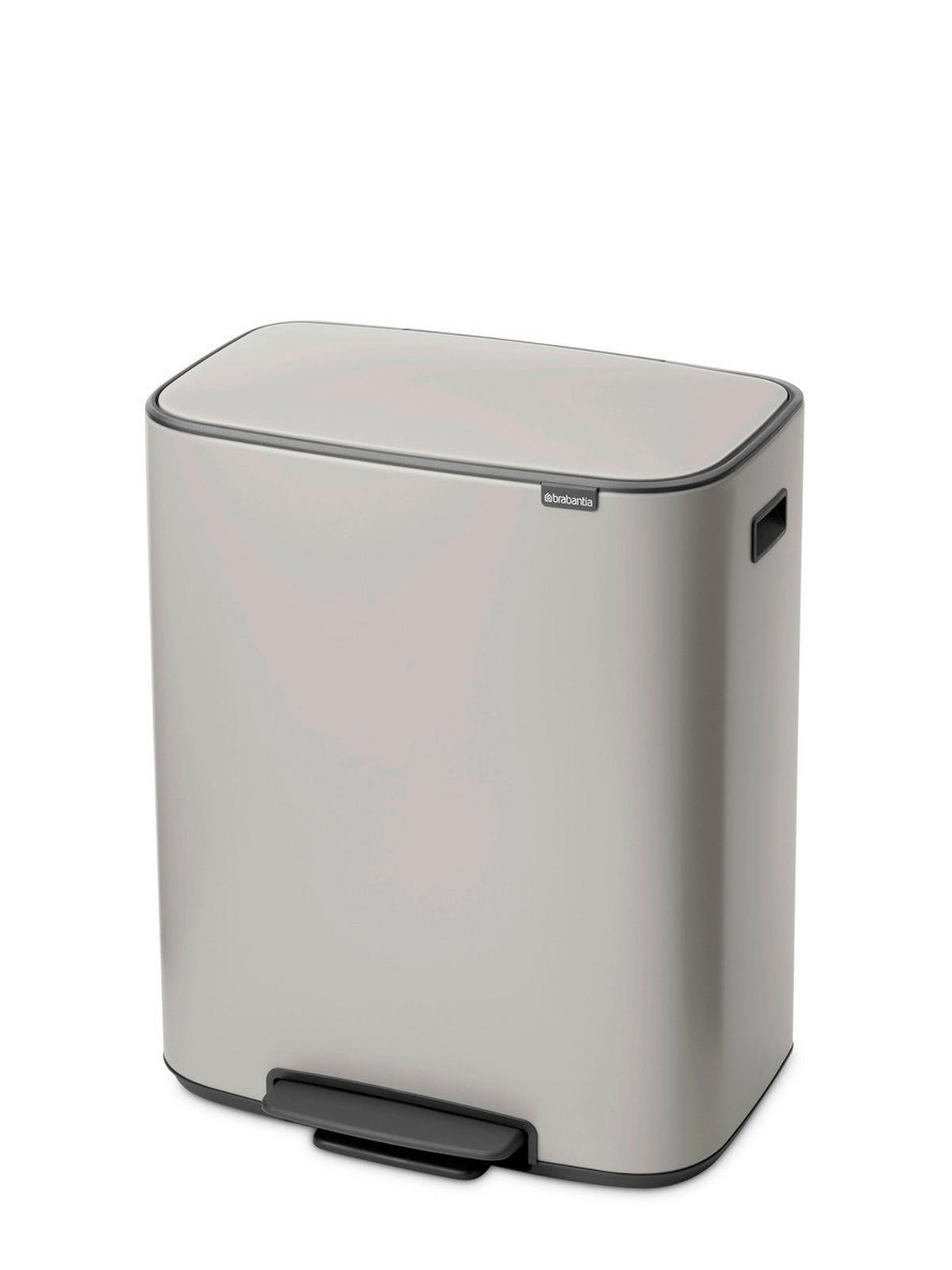 KANTA SA PAPUČICOM  60 l   - svetlosiva/antracit, Osnovno, metal/plastika (36,3/65,2/54,10cm) - Brabantia