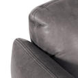 SESSEL in Echtleder Grau  - Schwarz/Grau, KONVENTIONELL, Leder/Metall (100/80/90cm) - Carryhome