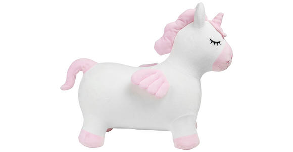 HÜPFTIER - Pink/Weiß, Basics, Kunststoff/Textil (58/28/57cm) - My Baby Lou